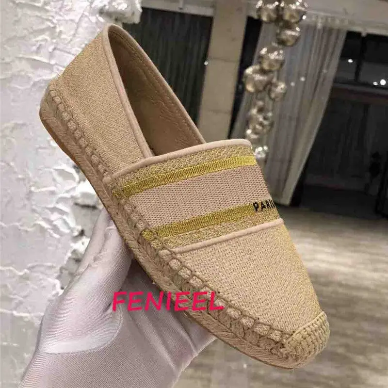 

Spring Footwears Brand Women Flats Shallow Fishermen Shoes Females Luxury Design Zapatillas Mujer Thick Sole Chaussure Femme