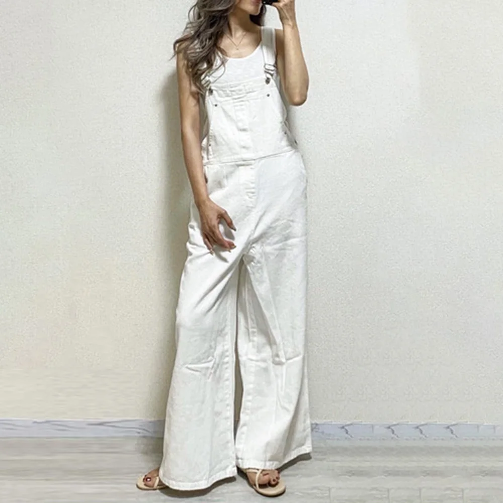 Женские комбинезоны и японские подтяжки простые брюки женские свободные