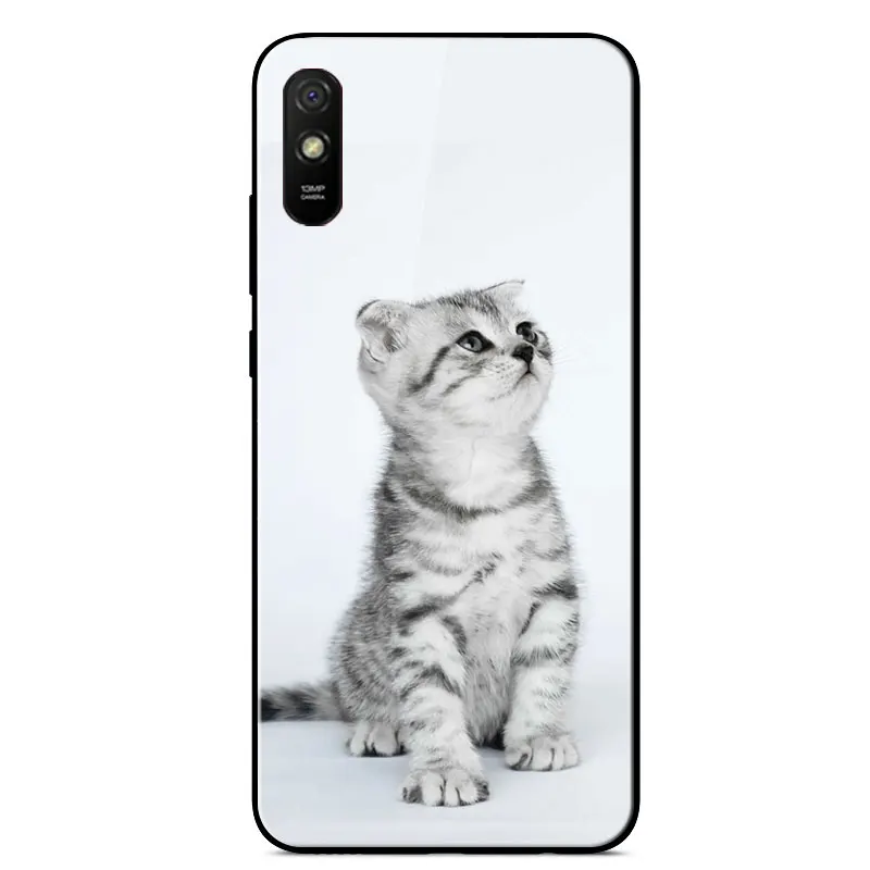 

Colorfull Marble Glass Case For Xiaomi Redmi 9A 9C 9 8A 8 Luxury Painted Cover For Redmi Note 9 Pro 9S 8 Pro 8T 7 Pro Phone Case