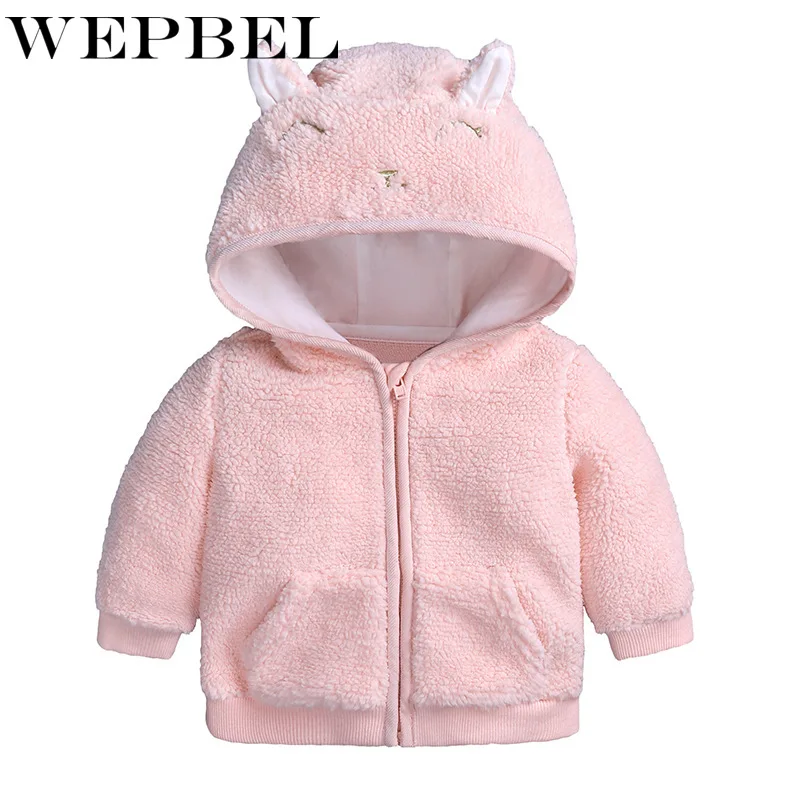 WEPBEL/зимняя стеганая куртка на молнии с героями мультфильмов для малышей пальто