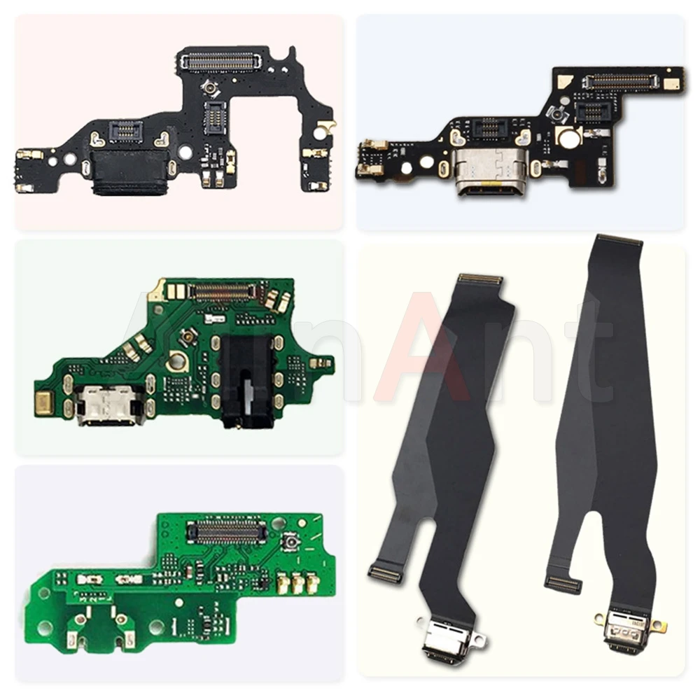 Оригинальный USB Дата зарядный порт разъем гибкий кабель для huawei P8 P9 P10 P20 P30 Lite Plus Pro