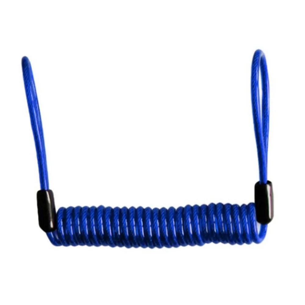 

2018 Portable Universal 1.2M Wire Bicycle Lock Spring Reminder Anti-theft Lock Rope for Motorcycles Bikes Scooters Safety Lanyar
