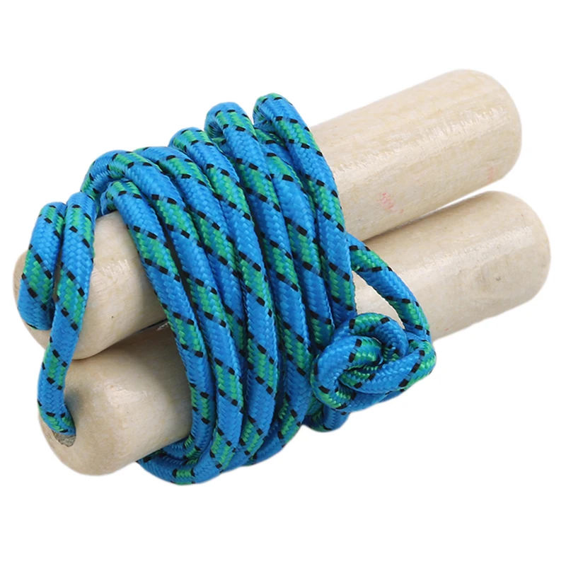 

Детская Спортивная Скакалка, Скакалка с деревянной ручкой, тренажер для тренировок