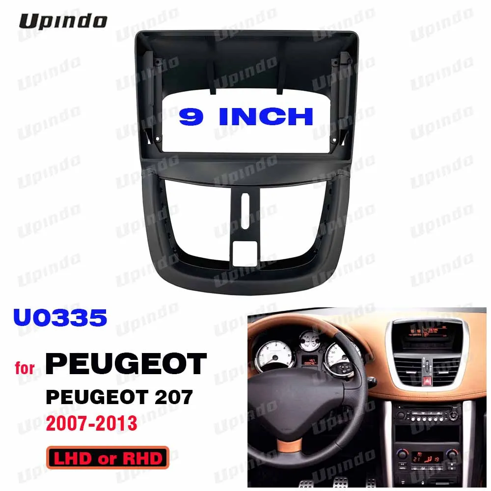 Автомобильный радиоприемник 2 Din 9 дюймов установка DVD GPS Mp5 ABS PC пластиковая панель