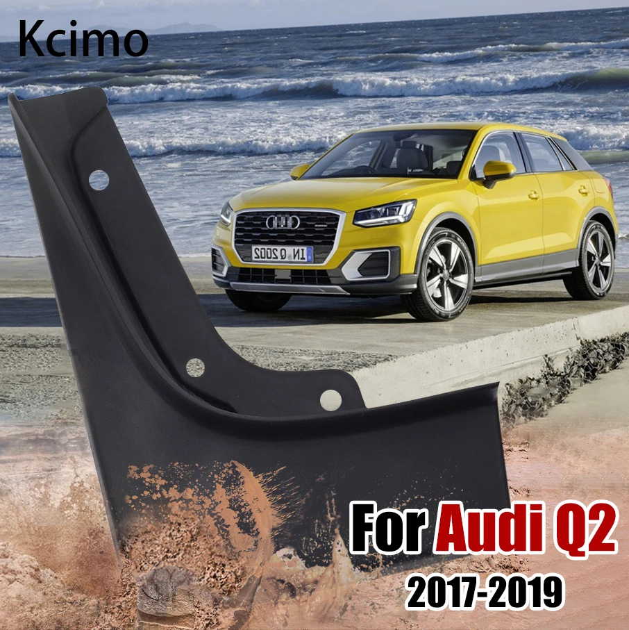 

4 PCS Front Rear Car Mudflaps for Audi Q2 2017 2018 2019 Fender Mud Flap Guard Splash Flaps Mudguards Accessories