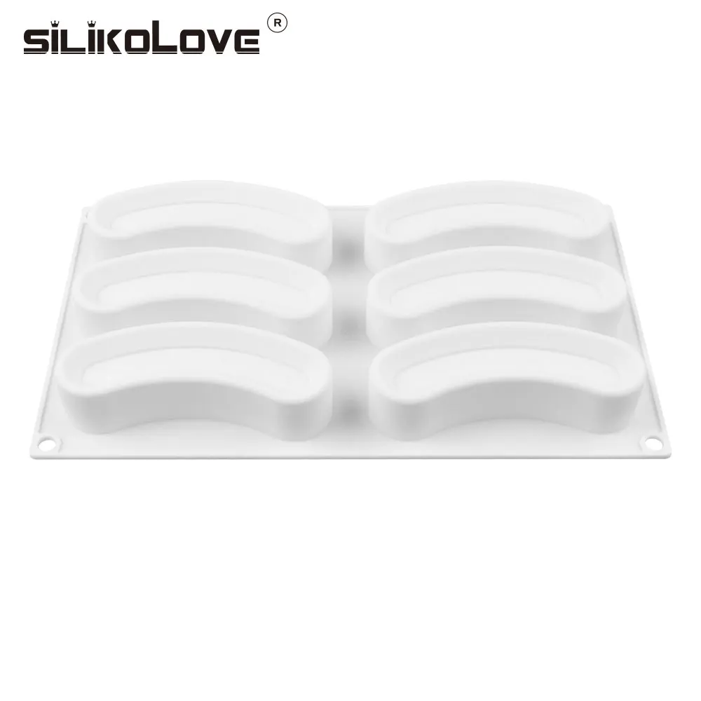 Силиконовые формы для Мусса SILIKOLOVE 6 полости 3d Шоколадные инструменты украшения
