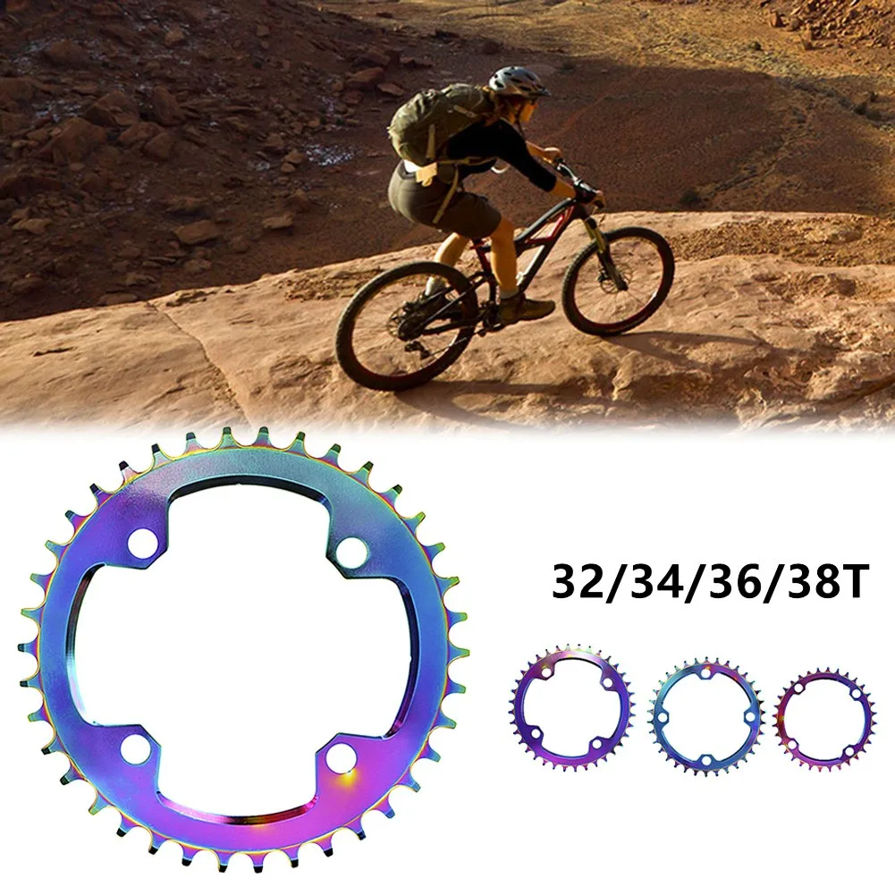

MEIJUN Mountain Bicycle Chainring Aluminum Alloy Narrow Wide Single Speed MTB Bike Chainwheel 32/34/36/38T Crankset Parts