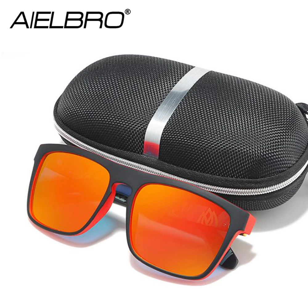 AIELBRO поляризационные солнцезащитные очки для велоспорта на открытом воздухе