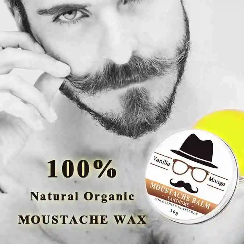 

20Ml Men Beard Growth Oil Kit Soften Hair Growth Nourishing Enhancer Beard Wax Balm Mustache Oil Leave-In Conditioner Beard Care