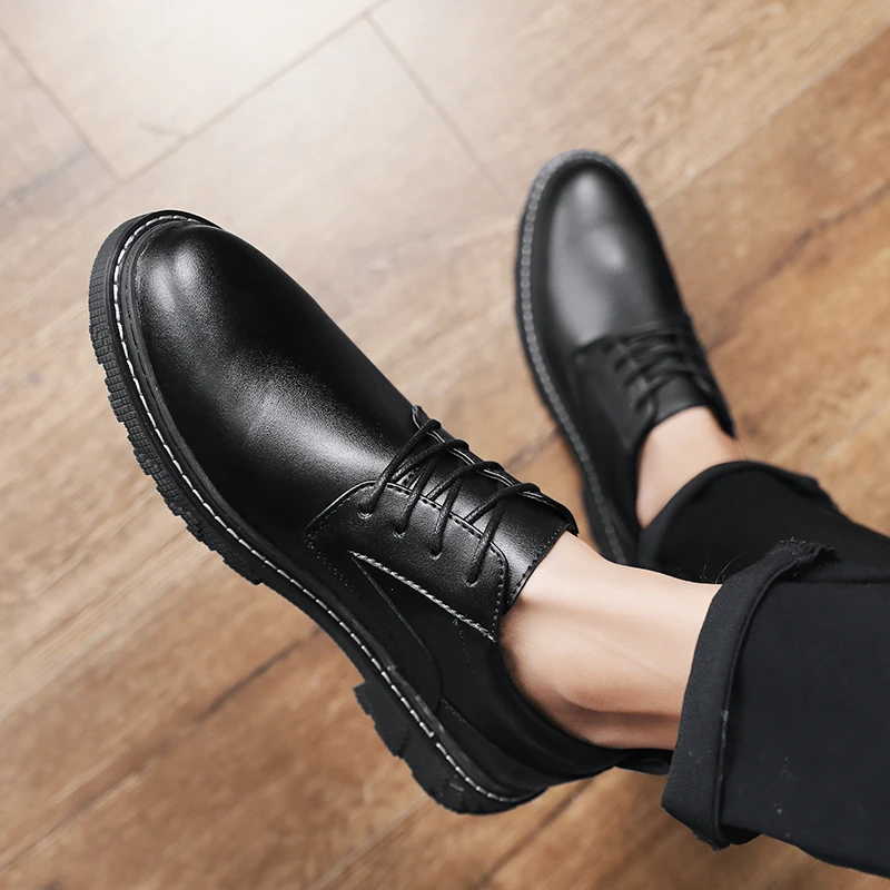 

sapatosshoe sale men black masculino man Men's zapatos 2020 hot sapato comfortable leather shoes for casual men's