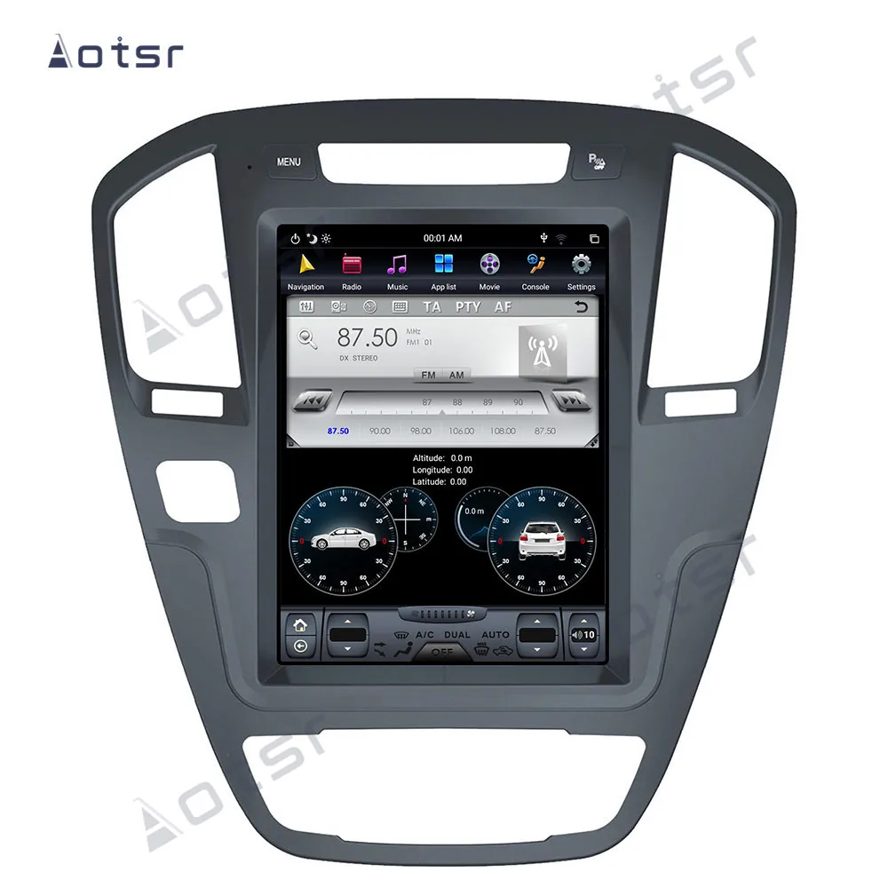 Автомобильный GPS навигатор Tesla в стиле 4 Гб ОЗУ px6Car для Buick Regal 2008 2013 радио