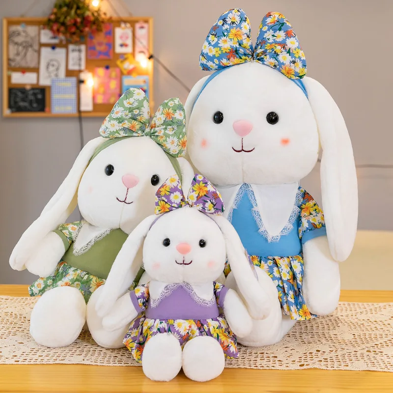 

Zqswkl 35/50/65 см, плюшевый кролик, кукла, милая, большая, длинная, ухая, кролик, куклы, детские рождественские игрушки, подарок на день рождения для...