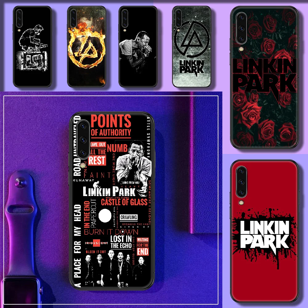 

linkin Rock and park Phone case For Samsung Galaxy A 3 5 7 8 10 20 21 30 40 50 51 70 71 E S 2016 2018 4G black soft shell trend