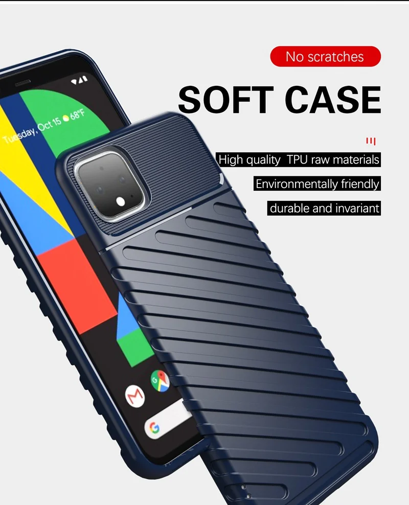 Военный сверхпрочный бронированный чехол для Google Pixel 4 XL 4XL 4A силиконовый бампер