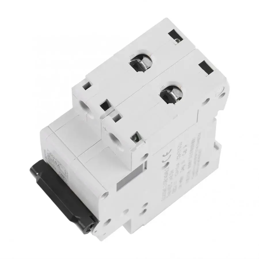 16A/32A/63A 250V DC Circuit Breaker 2P Miniature Air 10000A Breaking Capacity 2-Pole |