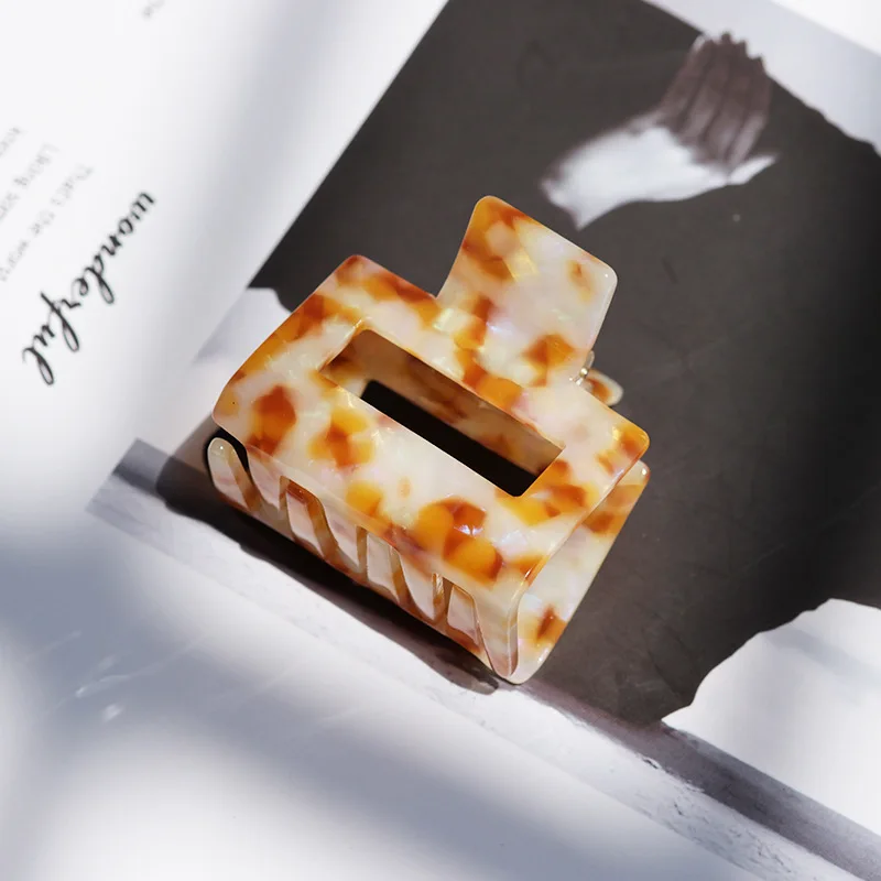 

Hot-Selling High-Quality Acetate Clip In Europeamerica Simple Temperament Shower Hair Clip All-Match Shark Clip Fashion Jewelry