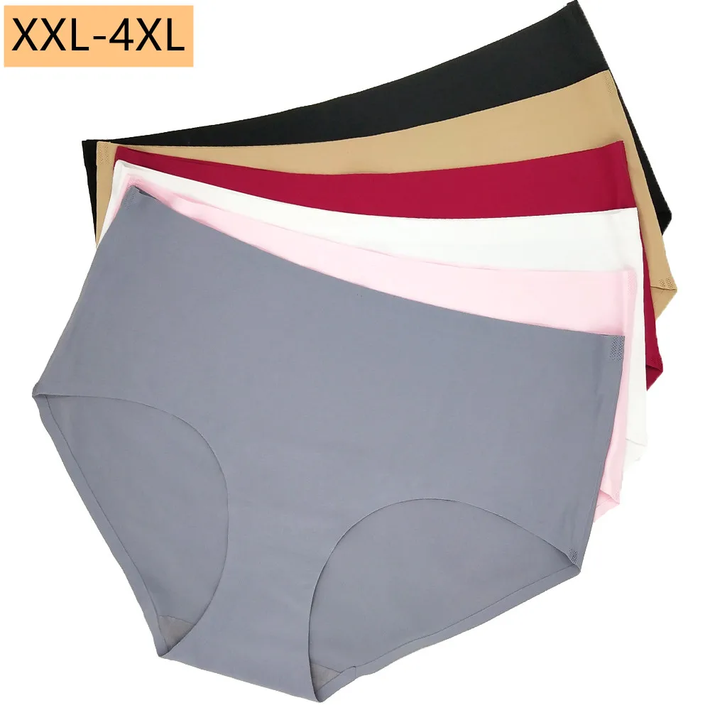 

2XL-4XL Seamless Panties Female Underpants Sexy Panties for Women Briefs Underwear Plus Size Bragas Mujer Pantys Lingerie Femme