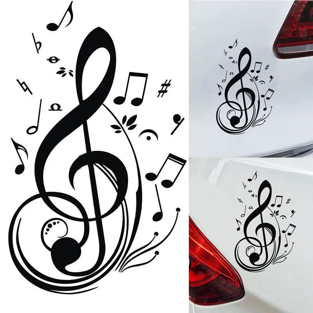 

50% HOT SALESNew Arrival Music Notes Home Decor Sticker Decal Cars Truck Laptop Window Wall Bumper