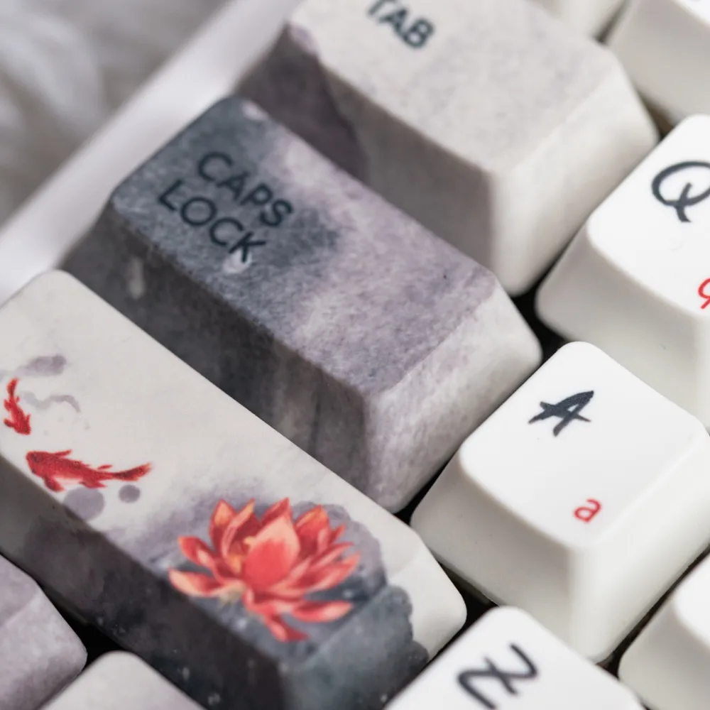 Колпачки для клавиш с принтом Фетиш Fine Koi PBT 5 лиц сублимационные колпачки OEM