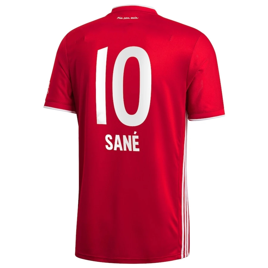 

10 Leroy San home 2020-21 soccer jersey men football jerseys shirt sport shirts best quality