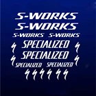 Виниловая художественная Наклейка на стену для велосипедной рамы Стикеры s специализируются дорожный велосипед горный велосипед MTB DH XC велосипедная стойка для наклейка на стену Стикеры гоночный плакат с велосипедом W771