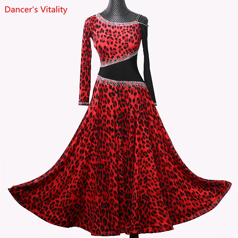 

Modern Dance Competition Clothes Female Adult Big Swing Elegant Dress High-end Custom Waltz Ballroom Dance Costumes Dance Wear