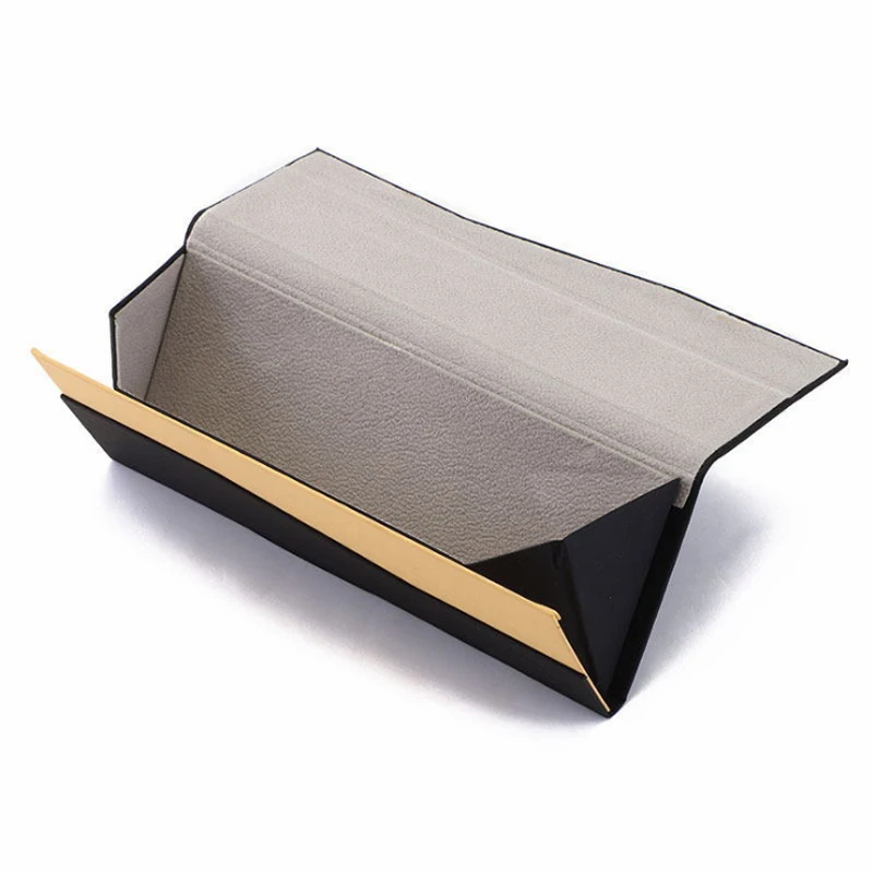 Новинка 2019 складной чехол для очков с треугольниками коробка мужчин