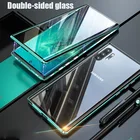 Магнитный чехол для Samsung Galaxy S20, S10, Note 8, 9, 10, S8, S9 Plus, S20 Ultra, A7, A8, A9, A10, A20, A30, A40, A50, A60, 360