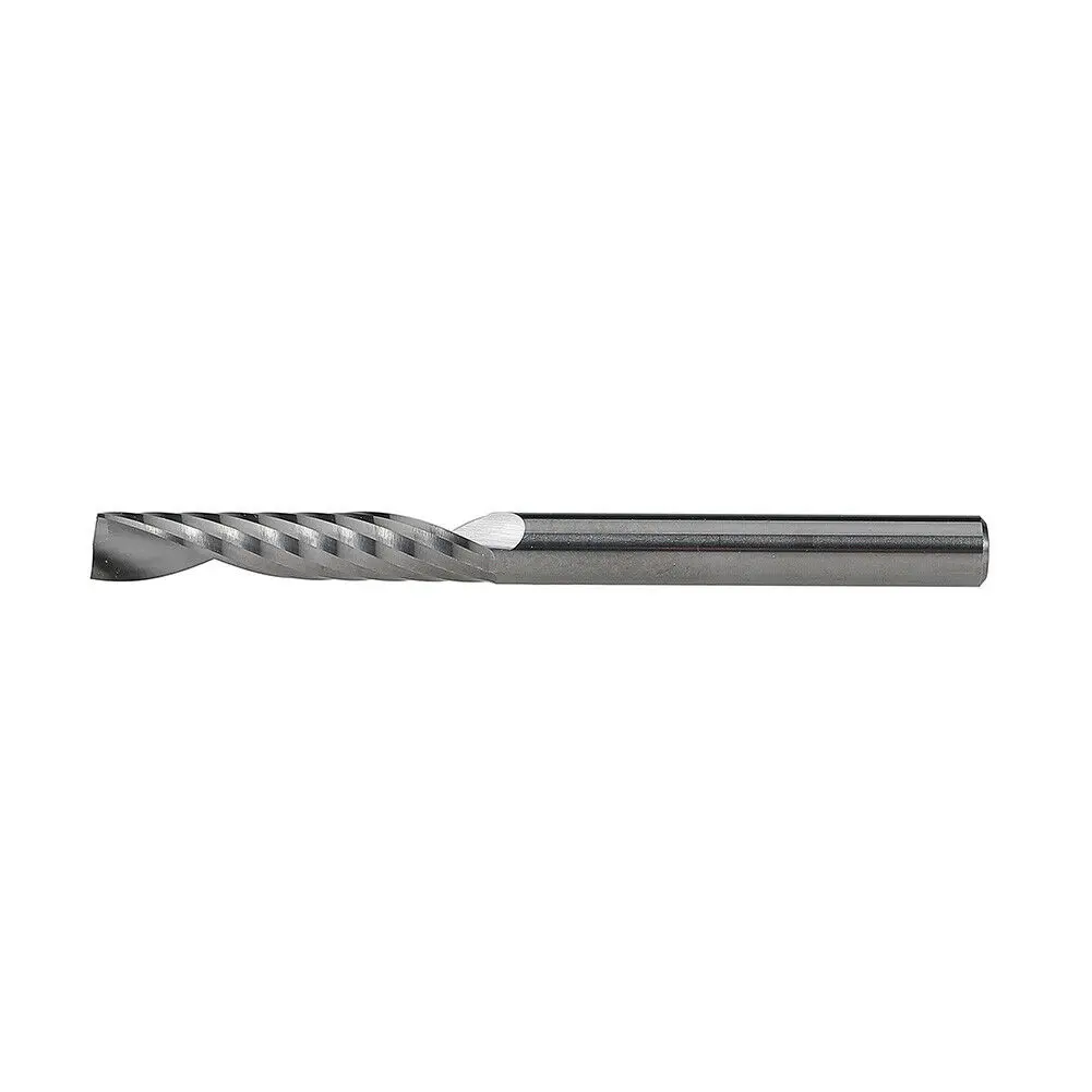 2x Single Flute Spiral End Mill Carbide Router Bits For Aluminium Board 4mm*22mm | Инструменты