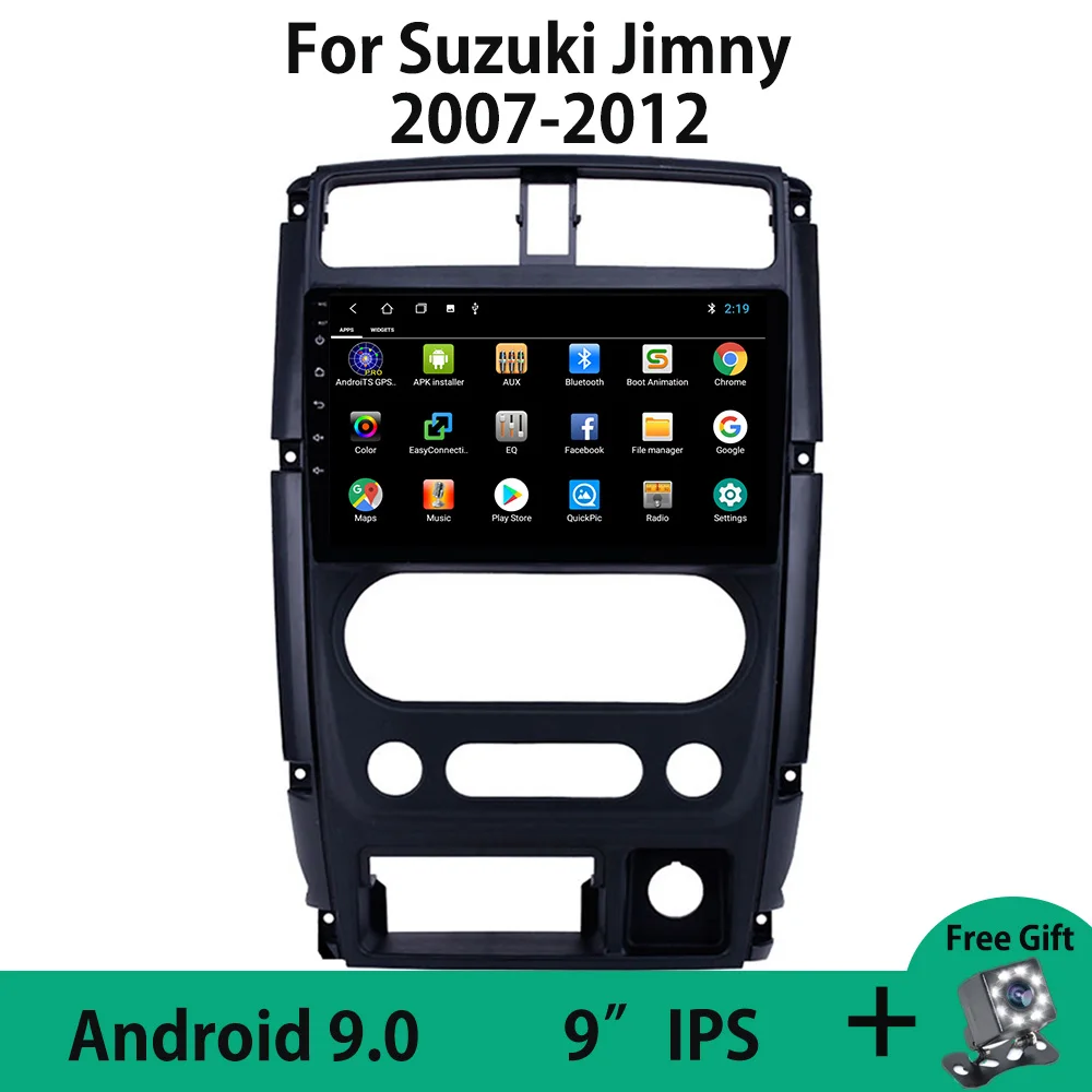 

Android 9.0 For Suzuki Jimny 2007-2012 DVD 2 Din Car Radio GPS Navigation 9" IPS Full Touchscreen Split Screen Mirror Link WIFI