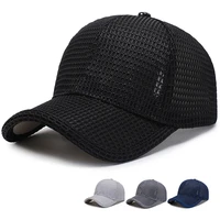 mens women mesh breathable baseball sports cap sun protection trucker summer hat
