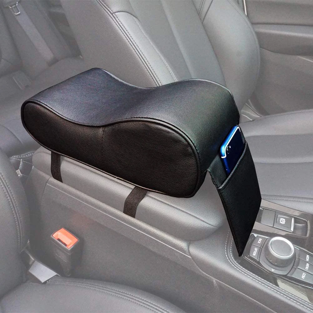 

Кожаный Автомобильный подлокотник, автомобильная центральная консоль, сиденье, коврик, подушка, наволочка, автомобильный защитный Стайлин...