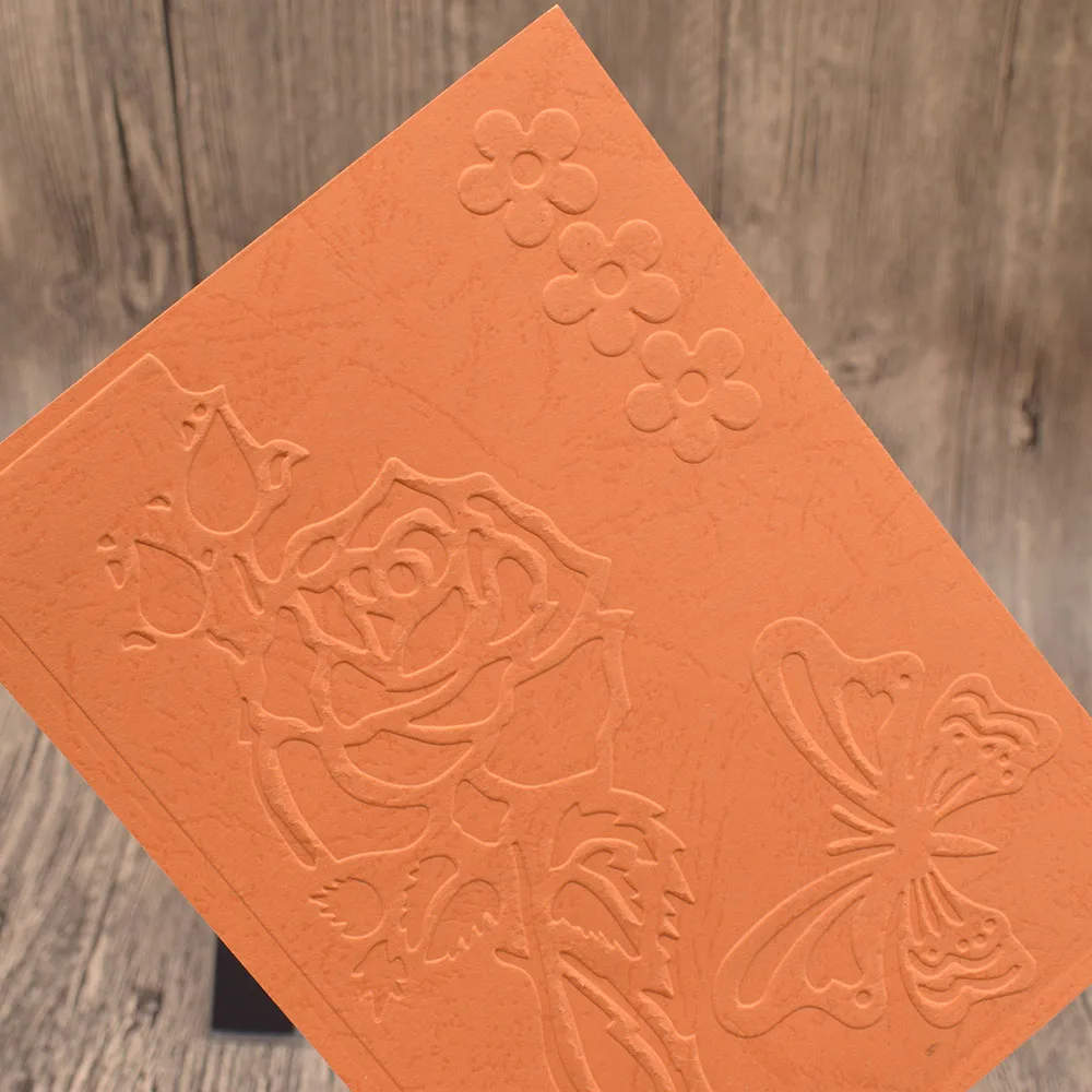 Роза цветы пчела пластиковые папки для тиснения Трафарет Шаблон изготовления