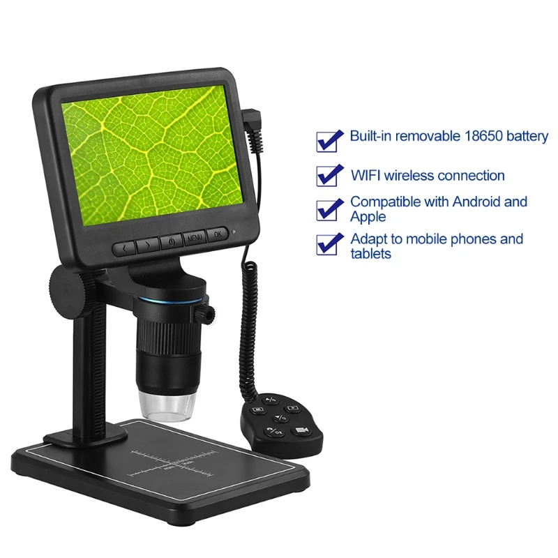 

5In Two Million Pixel Wifi Electronics Digital Microscope Phone Repair Soldering Tool Industrial Support An-droid Ios PC 7XEA