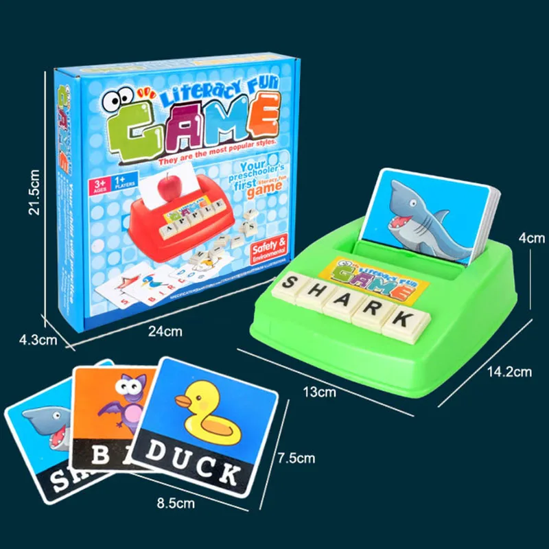 2020 New English Alphabet Card Machine Teaching Aids Learn Pinyin Words See Picture Cardboard Kid Educational Toys | Игрушки и хобби