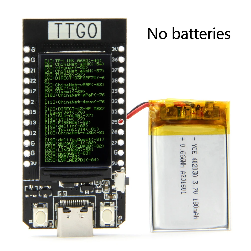 Модуль преобразования TTGO T Display ESP32 с разъемом Type C 1 14 дюйма компоненты USB Wi Fi