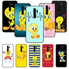 Чехол для телефона Xiaomi Redmi Note 8, 8T, 7, 7A, 9, 9S, 8A, 4, 5 Pro, черный чехол, оболочка, силиконовый водонепроницаемый чехол из ТПУ, мультяшный пиолин, птица