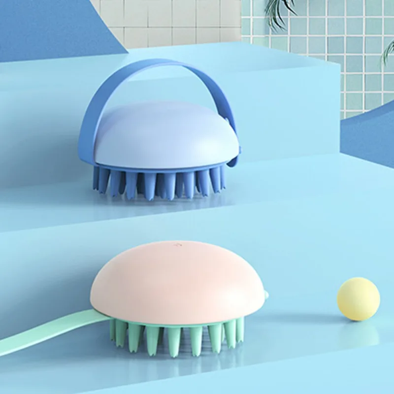 

Beauty washer bath brush soft cleaning silicone brush pet dog shampoo massager brush cat massage comb