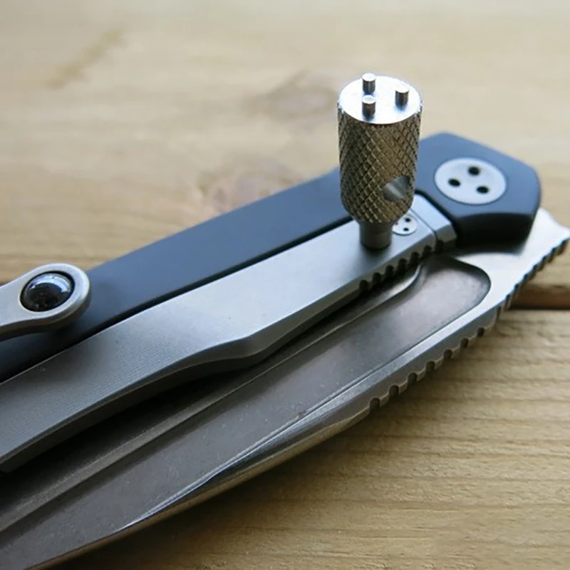 

1pc Stainless Steel Folding Knife Screws Removal Tool Screwdriver for Microtec MT WildBoar ANAX Knives Spindle Handle Spanner
