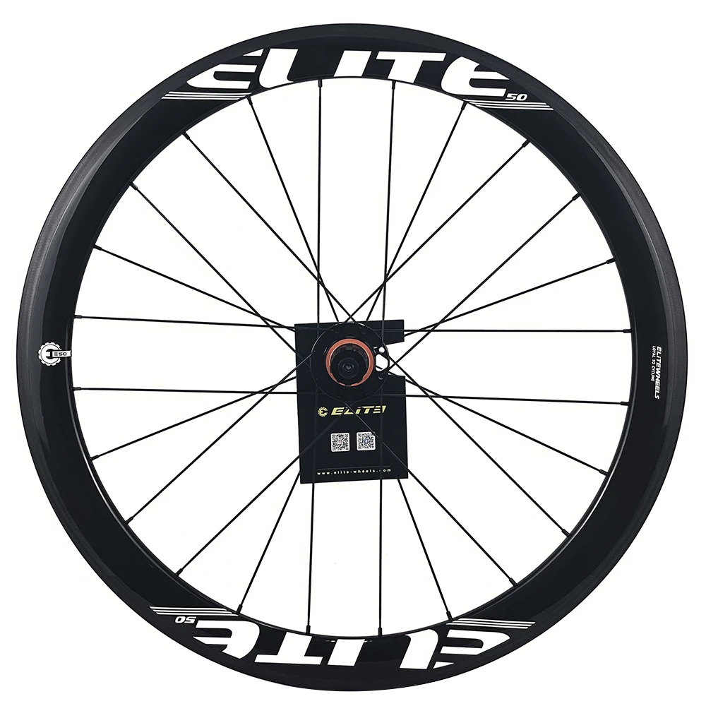 ELITEWHEELS PRO 700c Road Carbon Wheels R10 Ceramic Bearing Or Normal Hub 20-24H Tubular Clincher Tubeless For Cycling Wheelset