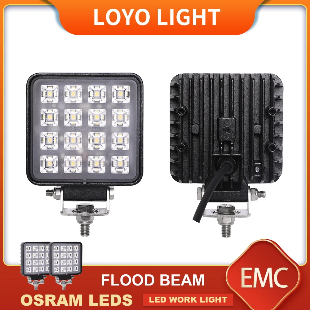 

LED Car Light HIgh Intensity LED Worklight Flush Mount Pods Offroad 4X4 for Boat SUV ATV Truck Offroad UAZ 4x4 Tractor 12V 24V