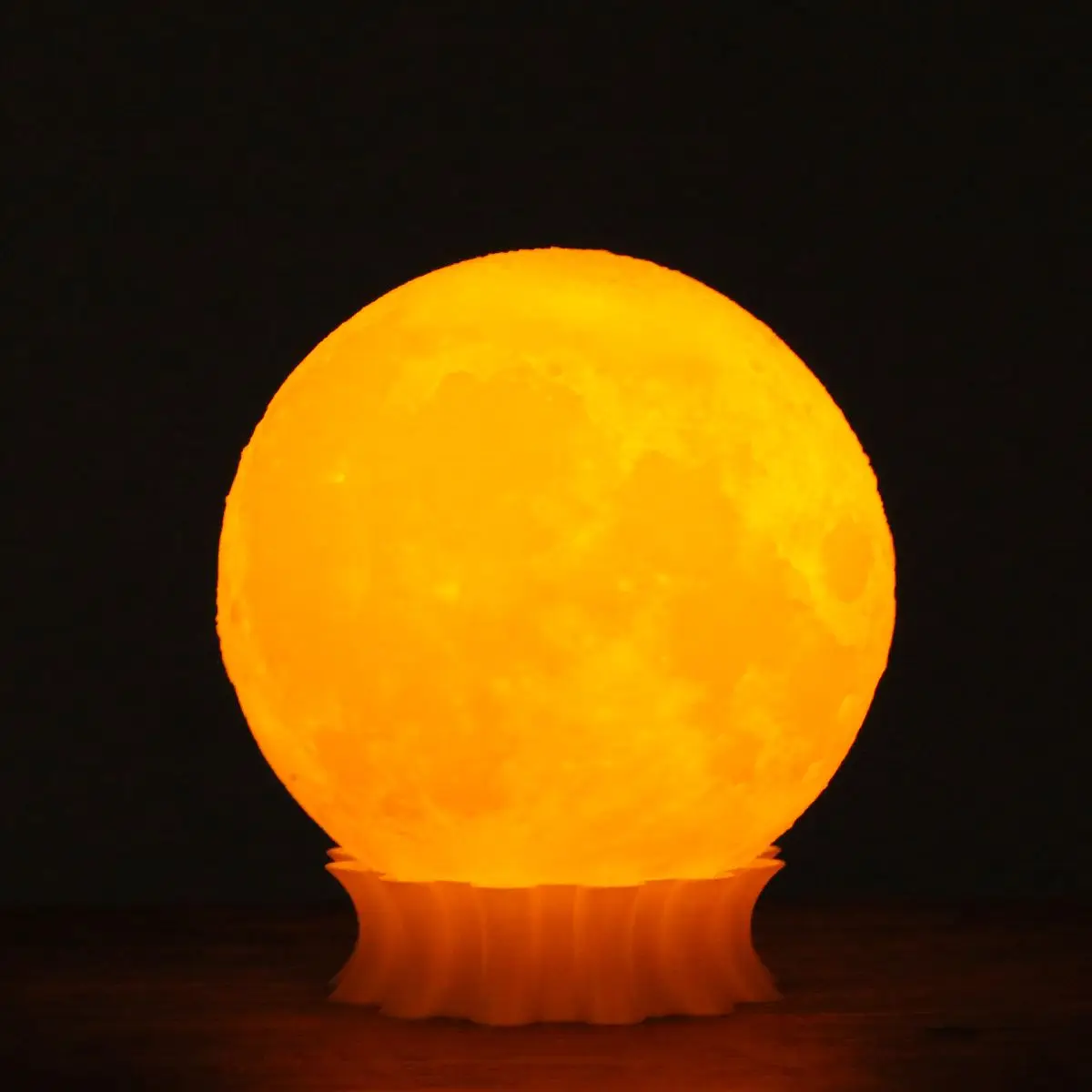 Новый 3D напечатанный лунный светильник современная скульптура украшение для