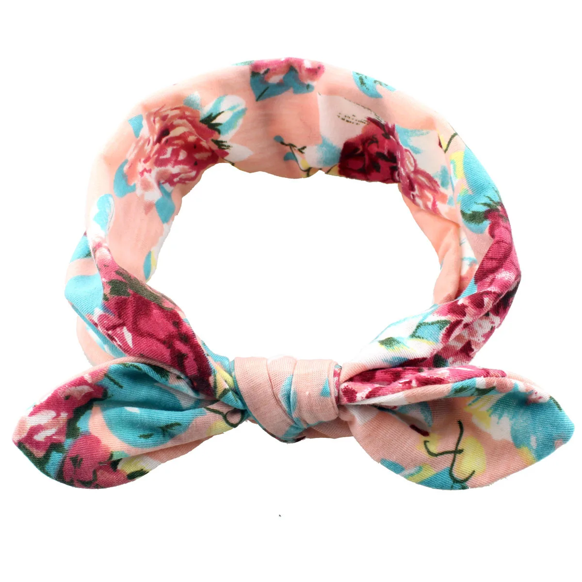 5pcs Kid Headwrap Baby accessories Headbands Girls Retro Hair Print Hairband Rabbit Ears Head Band Infant Newborn Floral | Детская