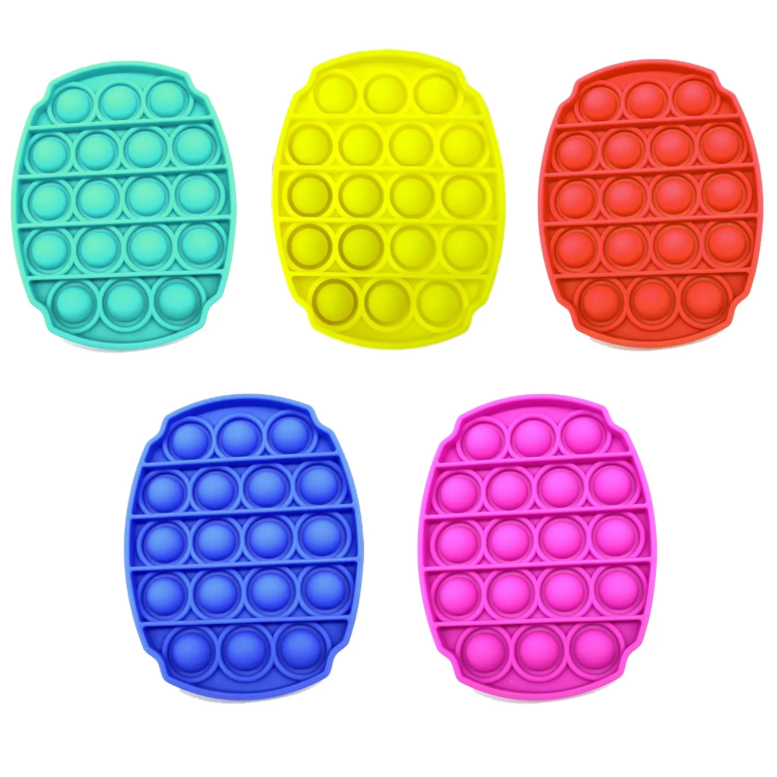 

Bubble Sensory Toy Desktop Educational Decompression Toy Colorful Simple Dimple Fidget Toy