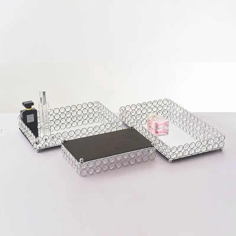 Хрустальный поднос с арахисом подставка для торта косметический хранения