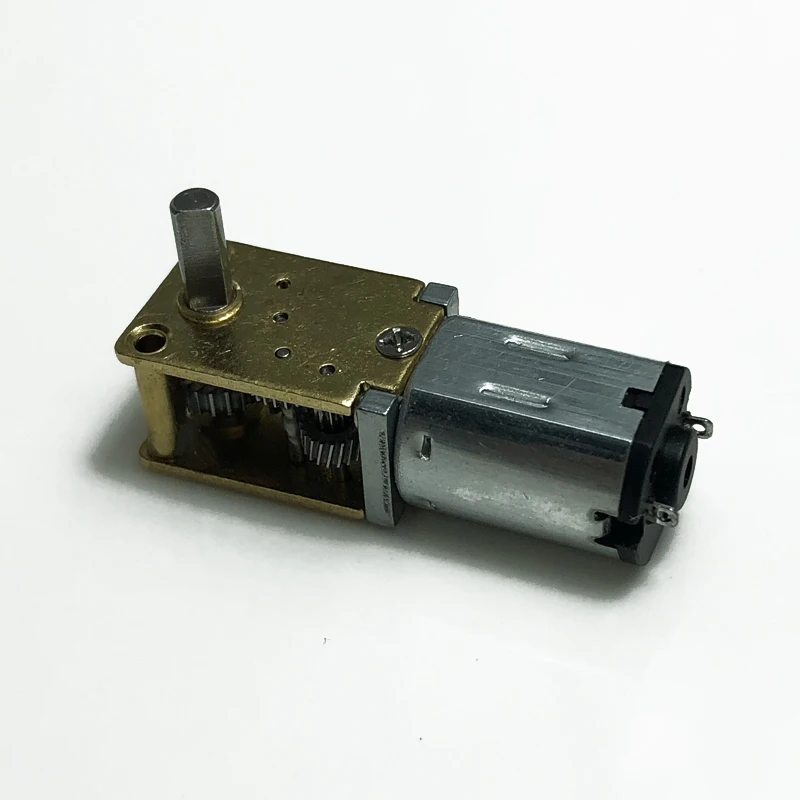 Одновальный/двухвальный двигатель Micro N20 цельнометаллический редукторный 4