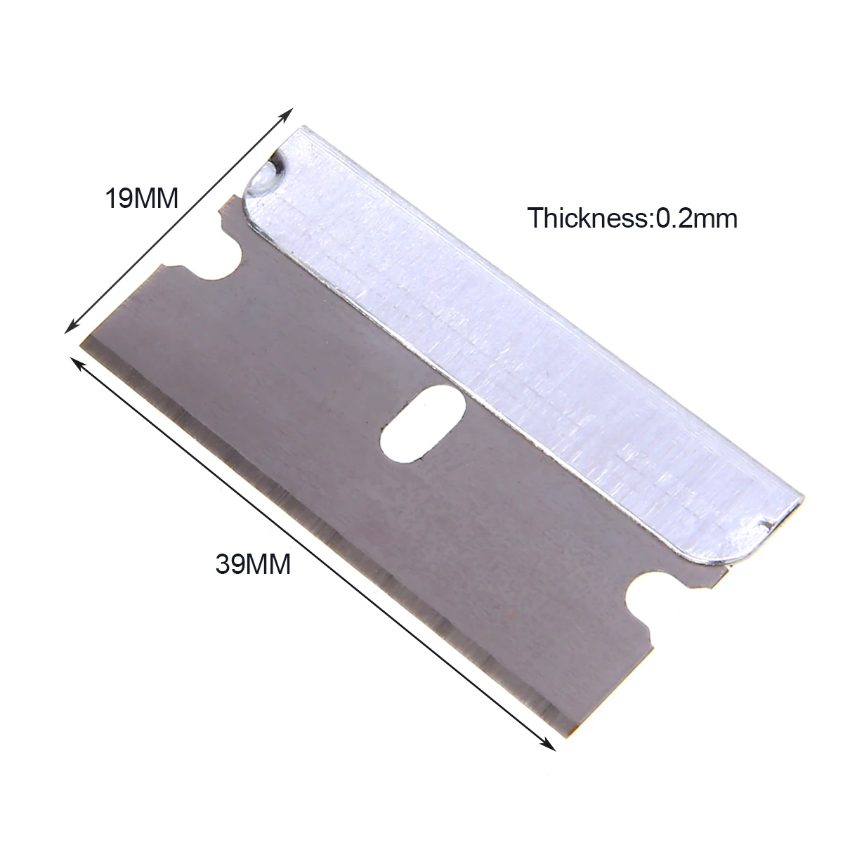 100 шт./лот лезвие бритвы из углеродистой стали с одним краем для стеклянной пленки