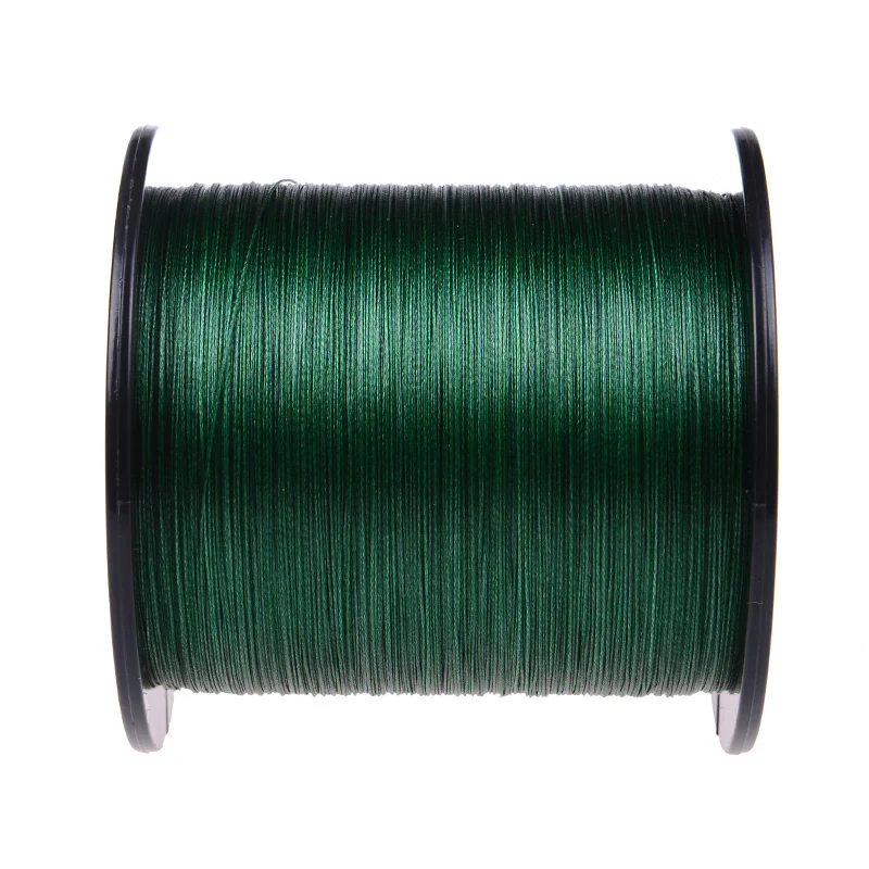 500 м супер прочная японская мультифиламентная полиэтиленовая плетеная зеленая