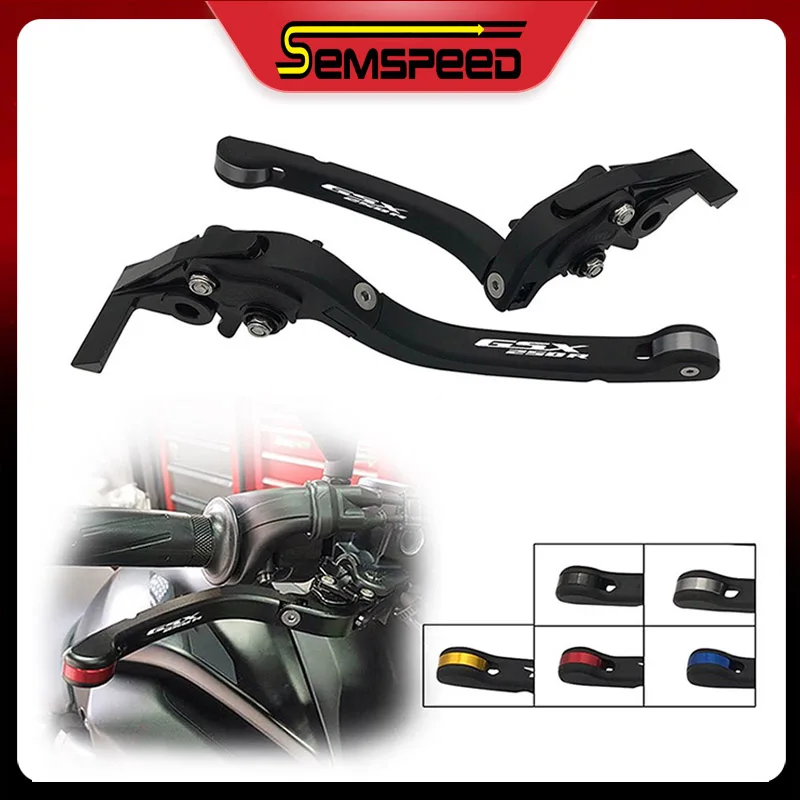 

Регулируемые складные рычаги тормоза и сцепления для мотоциклов SUZUKI GSX250R GSX 250R 2018 2019 2020 SEMSPEED