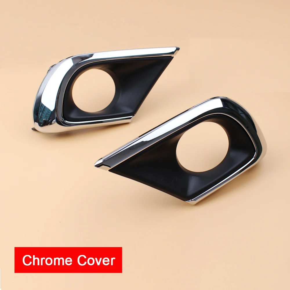 1 пара Автомобильная 12В противотуманная фара в сборе с туман светильник хром